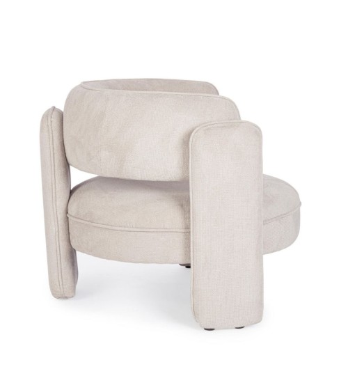 Poltrona AISHA BIZZOTTO in tessuto con braccioli