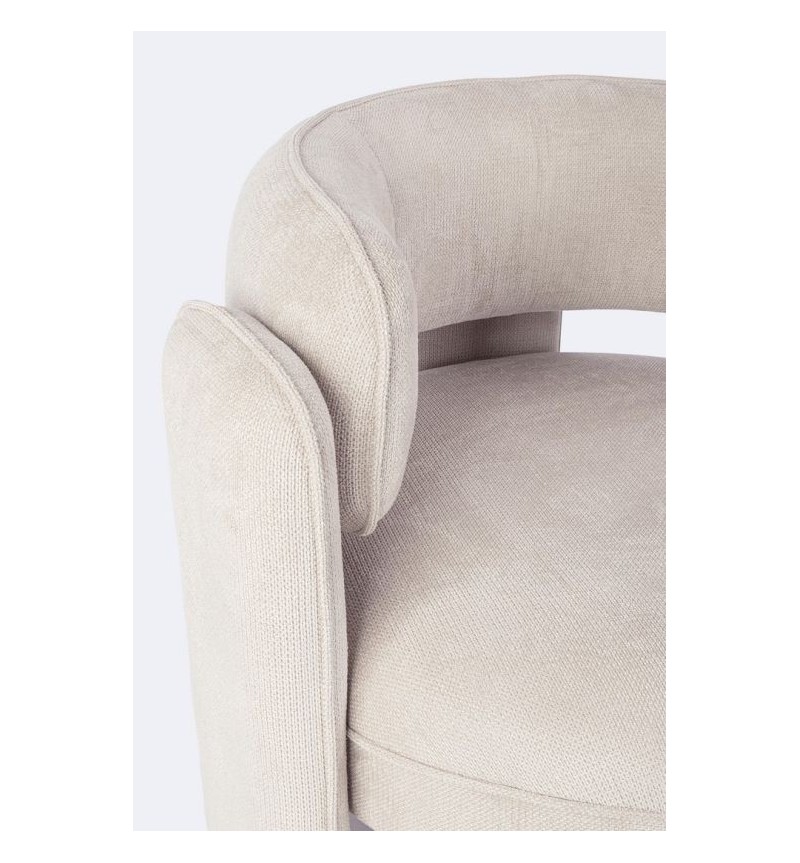 Poltrona AISHA BIZZOTTO in tessuto con braccioli