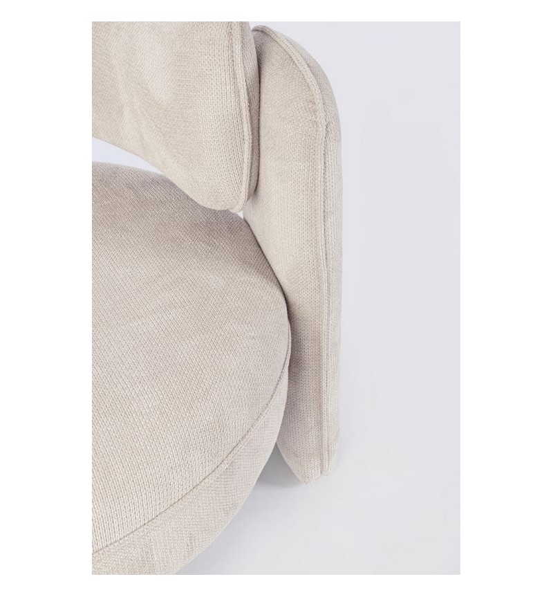 Poltrona AISHA BIZZOTTO in tessuto con braccioli