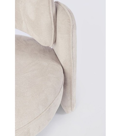 Poltrona AISHA BIZZOTTO in tessuto con braccioli