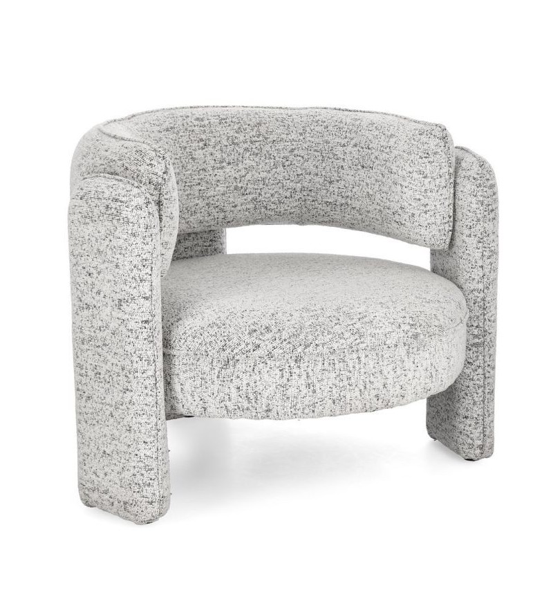 Poltrona AISHA BIZZOTTO in tessuto con braccioli