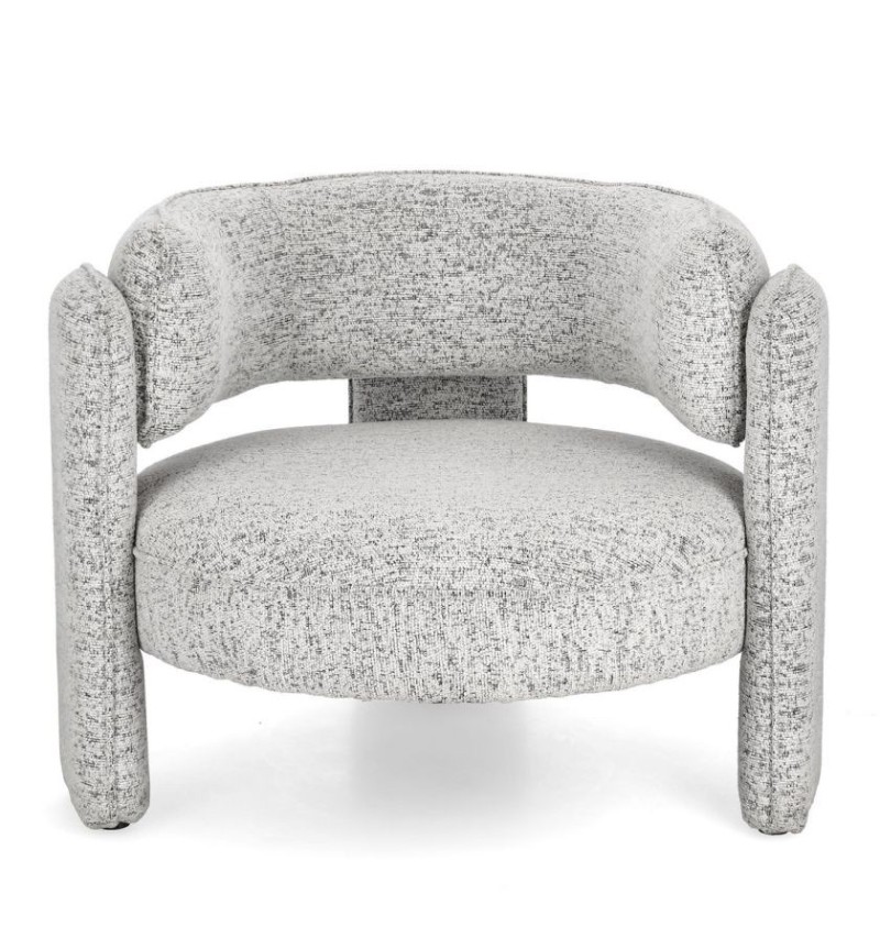Poltrona AISHA BIZZOTTO in tessuto con braccioli