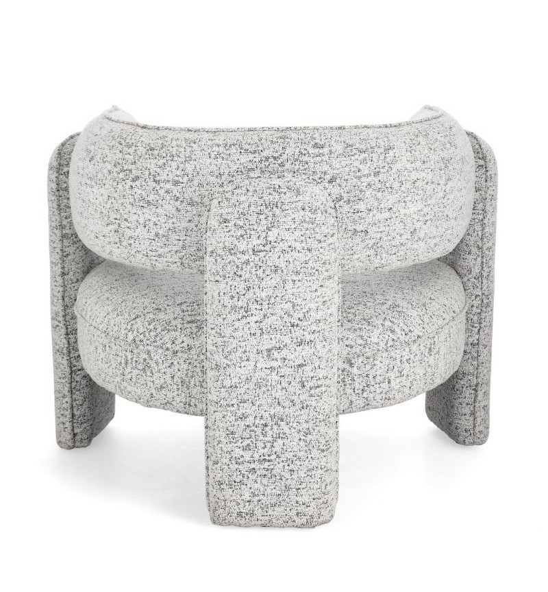 Poltrona AISHA BIZZOTTO in tessuto con braccioli