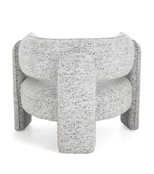 Poltrona AISHA BIZZOTTO in tessuto con braccioli