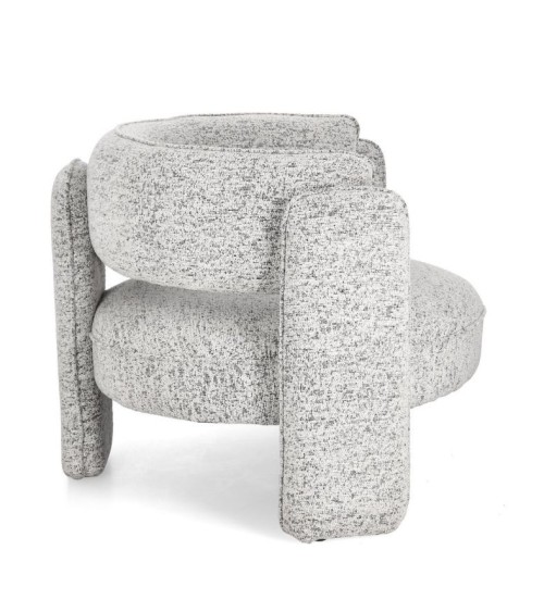Poltrona AISHA BIZZOTTO in tessuto con braccioli