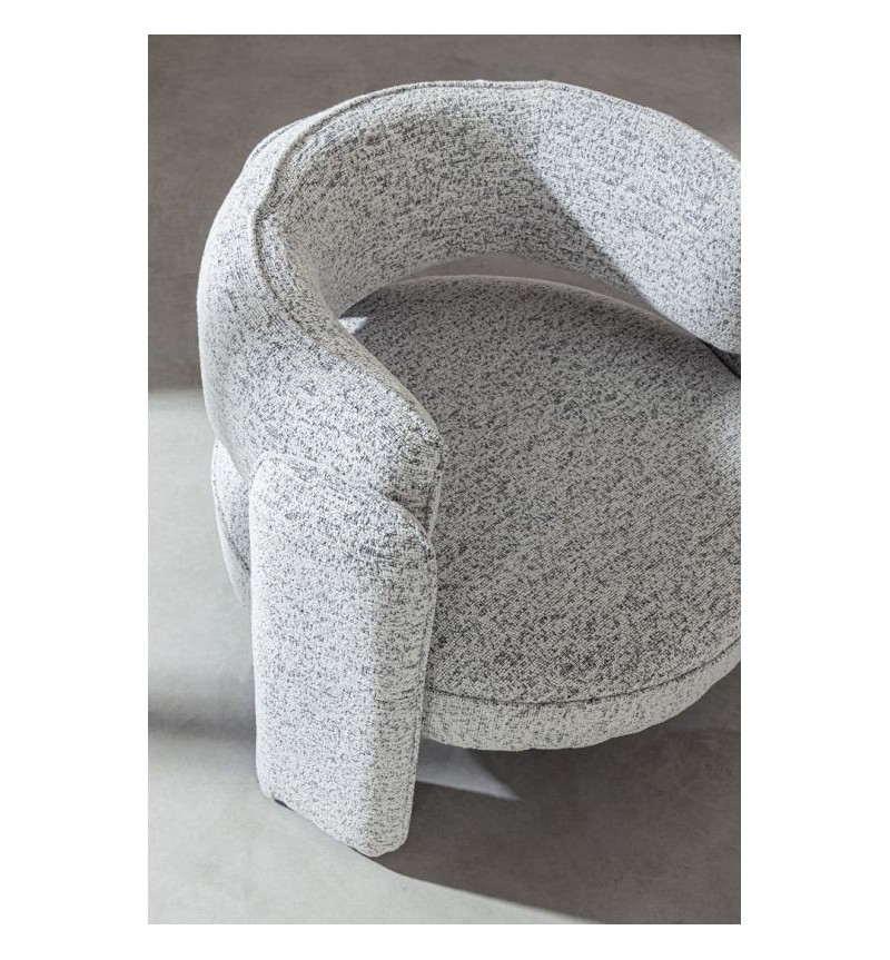 Poltrona AISHA BIZZOTTO in tessuto con braccioli