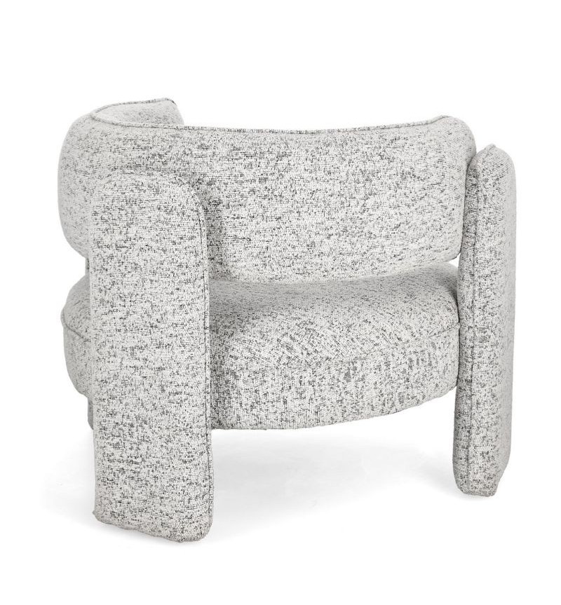 Poltrona AISHA BIZZOTTO in tessuto con braccioli
