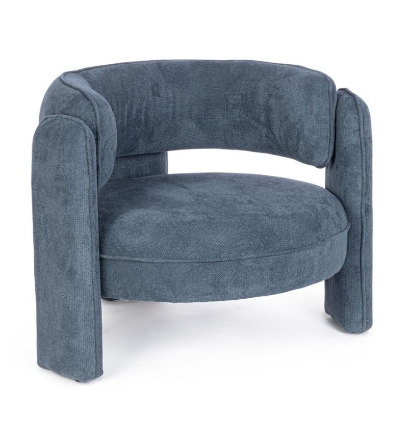 Poltrona AISHA BIZZOTTO in tessuto con braccioli