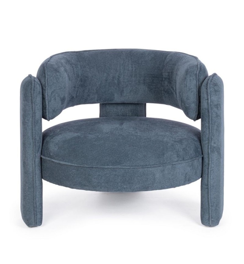 Poltrona AISHA BIZZOTTO in tessuto con braccioli