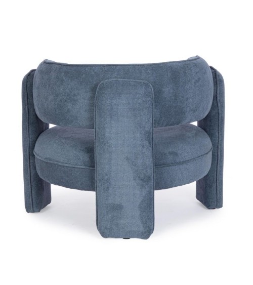 Poltrona AISHA BIZZOTTO in tessuto con braccioli