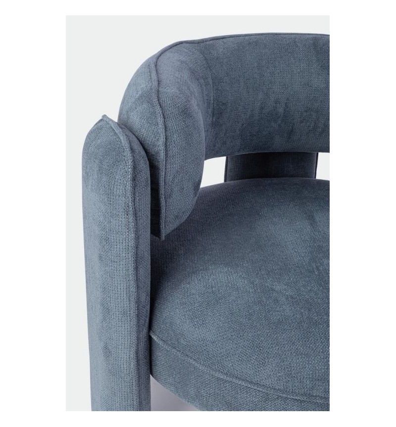 Poltrona AISHA BIZZOTTO in tessuto con braccioli
