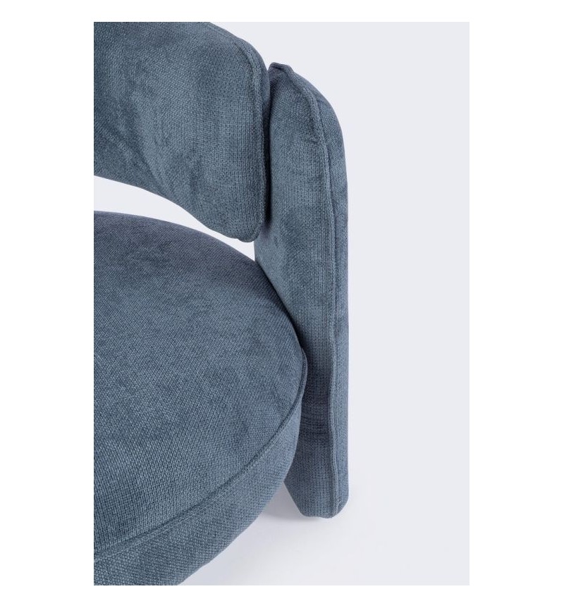 Poltrona AISHA BIZZOTTO in tessuto con braccioli