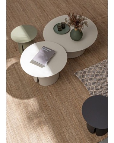 BRYAN BIZZOTTO Coffee Table Set D70 D90 in Aluminium