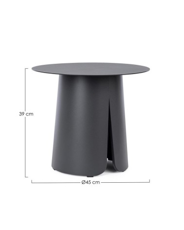 BRYAN Ø45 BIZZOTTO Outdoor Coffee Table in Aluminium
