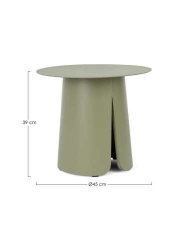 BRYAN Ø45 BIZZOTTO Outdoor Coffee Table in Aluminium