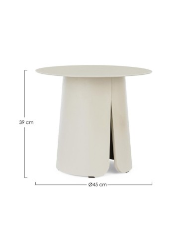 BRYAN Ø45 BIZZOTTO Outdoor Coffee Table in Aluminium