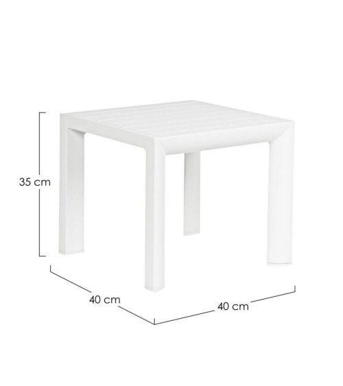 CRUISE 40×40 BIZZOTTO Outdoor Coffee Table in Aluminium