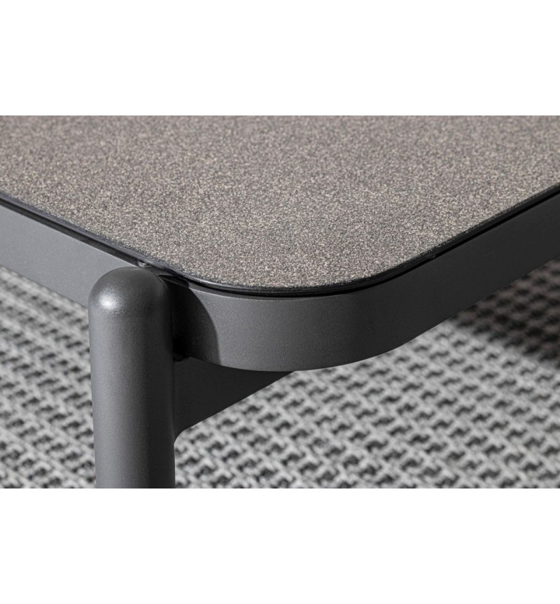 Tavolino FLORENCIA 120×75 BIZZOTTO in alluminio