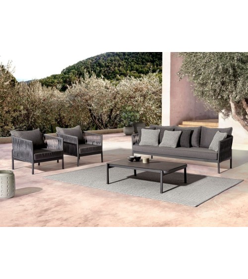 FLORENCIA 120×75 BIZZOTTO Coffee Table in Aluminium