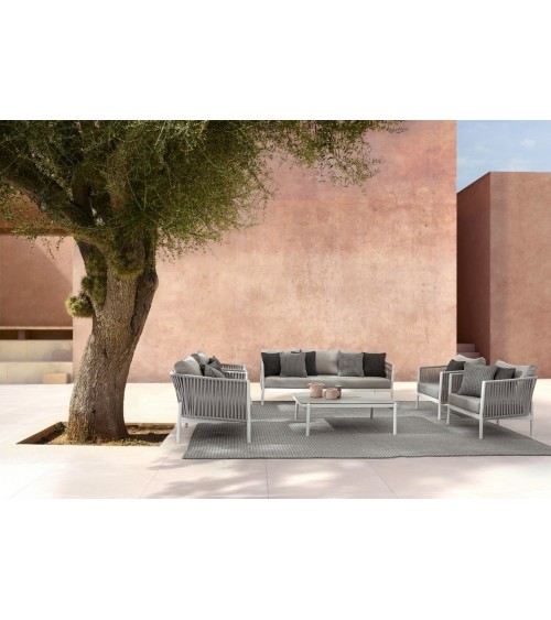 FLORENCIA 120×75 BIZZOTTO Coffee Table in Aluminium