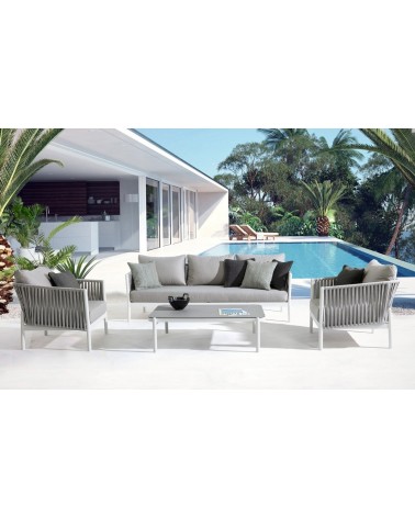 FLORENCIA 120×75 BIZZOTTO Coffee Table in Aluminium