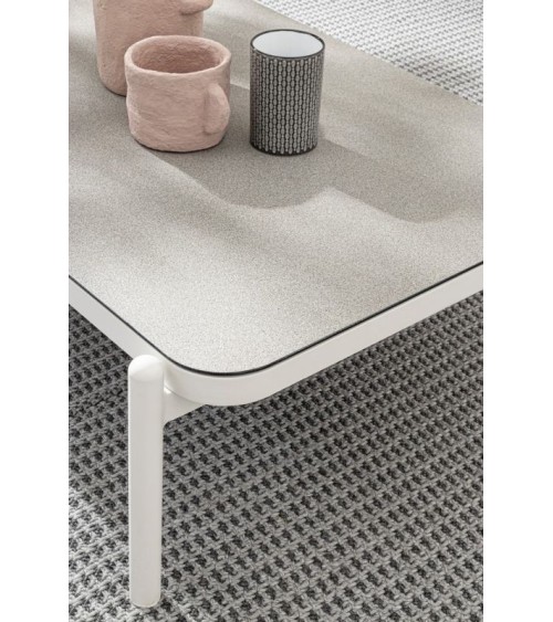 Tavolino FLORENCIA 120×75 BIZZOTTO in alluminio