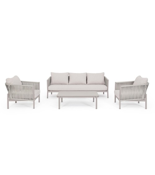 FLORENCIA 120×75 BIZZOTTO Coffee Table in Aluminium