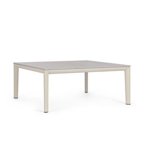 Tavolino GERALD 90×90 BIZZOTTO in pietra sinterizzata