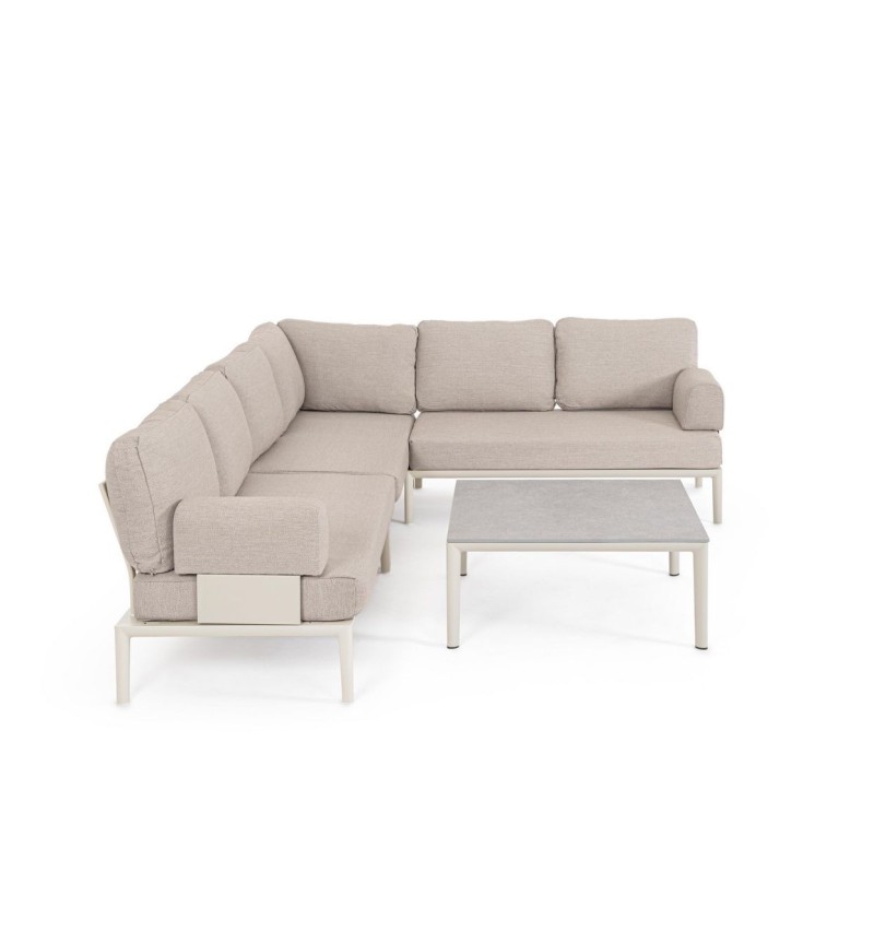 Tavolino GERALD 90×90 BIZZOTTO in pietra sinterizzata