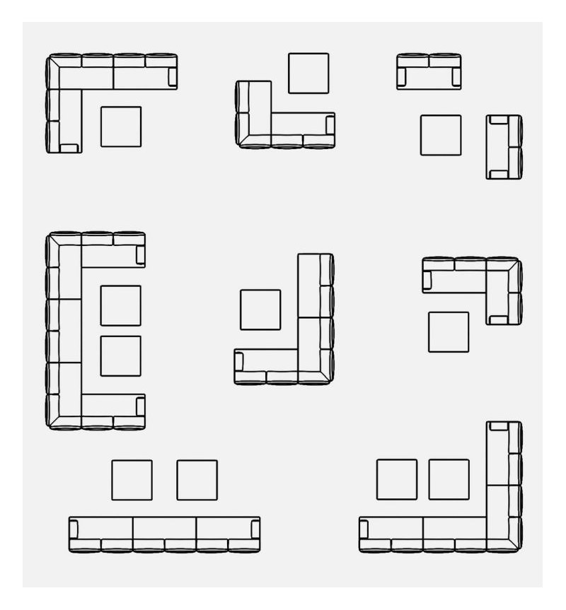 Tavolino GERALD 90×90 BIZZOTTO in pietra sinterizzata
