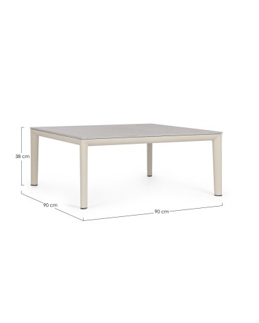 GERALD 90×90 BIZZOTTO Coffee Table in Sintered Stone