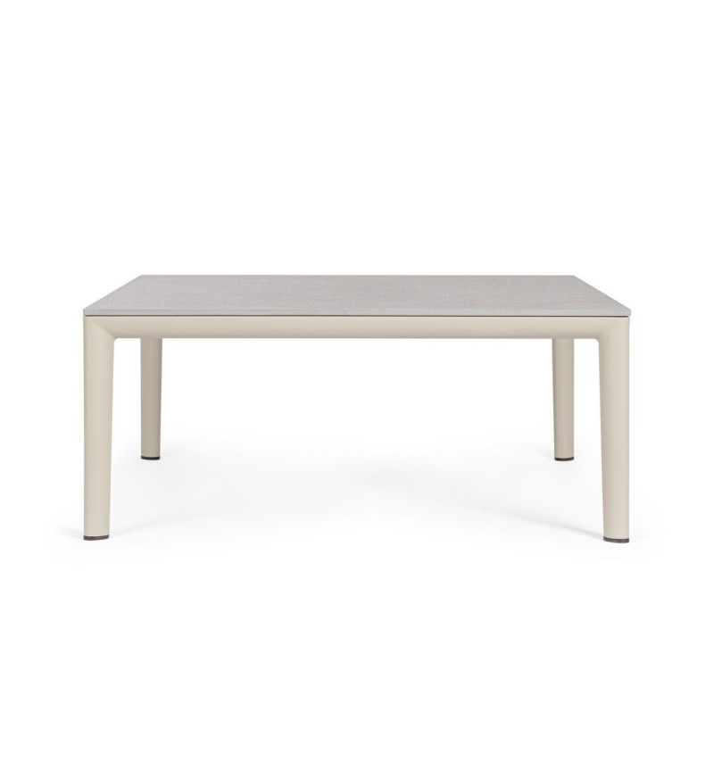 Tavolino GERALD 90×90 BIZZOTTO in pietra sinterizzata