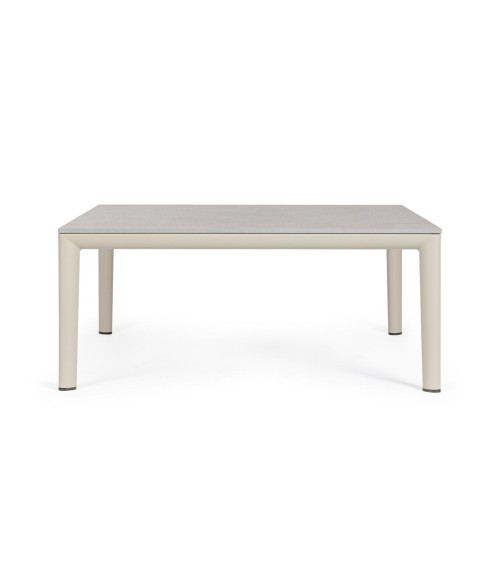 Tavolino GERALD 90×90 BIZZOTTO in pietra sinterizzata