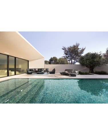 INFINITY 126×73.5 BIZZOTTO Coffee Table in Aluminium