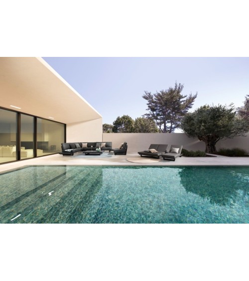 Tavolino INFINITY 126×73,5 BIZZOTTO in alluminio