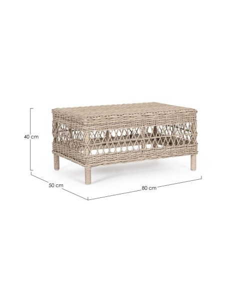 Coffee table JUPITER 80×50 outdoor BIZZOTTO | BHOME by Arredi Barbàra