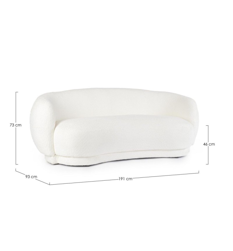 Divano TECLA bouclé BIZZOTTO | BHOME by Arredi Barbàra