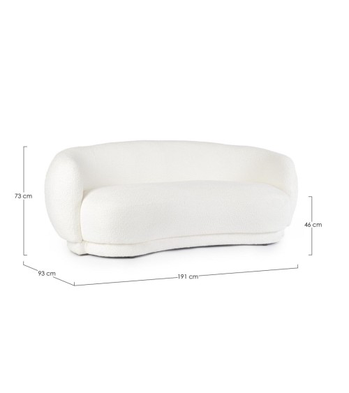 Divano TECLA bouclé BIZZOTTO | BHOME by Arredi Barbàra