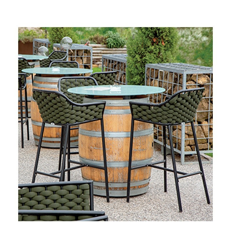 Sgabello outdoor Panama Grattoni | BHOME by Arredi Barbàra