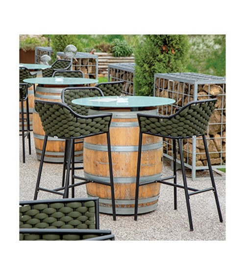 Sgabello outdoor Panama Grattoni | BHOME by Arredi Barbàra