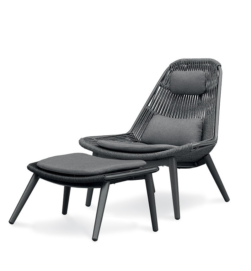 Poltrona lounge outdoor Como Grattoni | BHOME by Arredi Barbàra