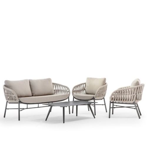 Tahiti Outdoor Lounge Set Grattoni | BHOME