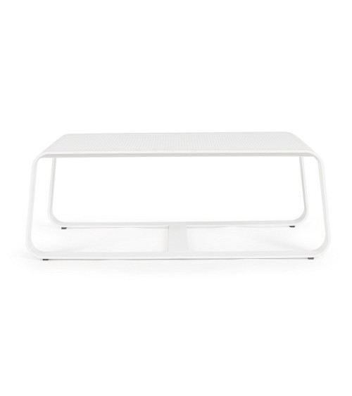 Il tavolino MERRIGAN è realizzato con struttura in alluminio verniciato a polvere (poliestere), materiale leggero e resistente p