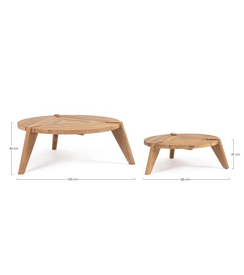 Set of coffee tables CAMDEN outdoor BIZZOTTO | BHOME by Arredi Barbàra