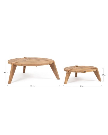 Set of coffee tables CAMDEN outdoor BIZZOTTO | BHOME by Arredi Barbàra
