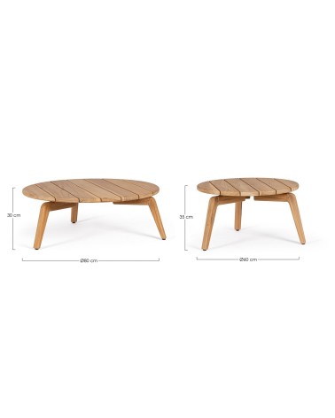 Set of coffee tables EULARIA outdoor BIZZOTTO | BHOME by Arredi Barbàra