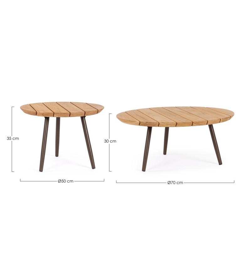 Set tavolini TALAIA outdoor BIZZOTTO | BHOME by Arredi Barbàra